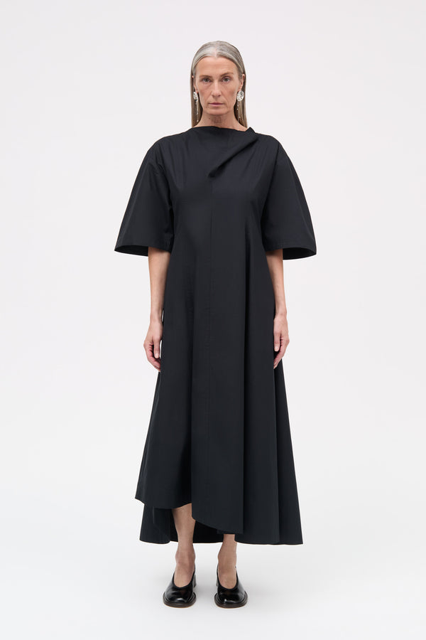 MKDT Studio Delphine Mkdt Signaturepoplin Dresses BLACK