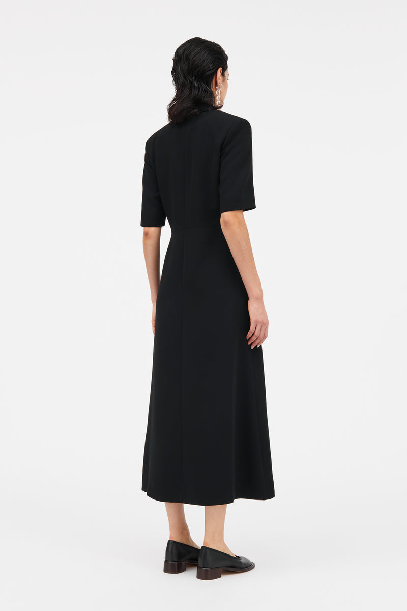 MKDT Studio Demi Crepe Georgette Dresses BLACK