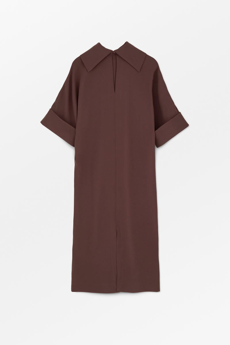 MKDT Studio Didina Crepe Georgette Dresses BURGUNDY