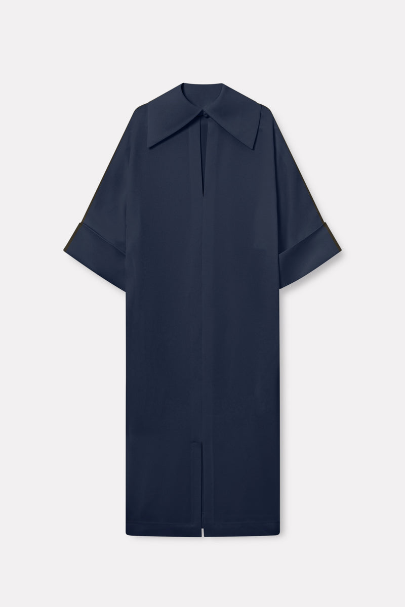 MKDT Studio Didina Crepe Georgette Dresses NAVY