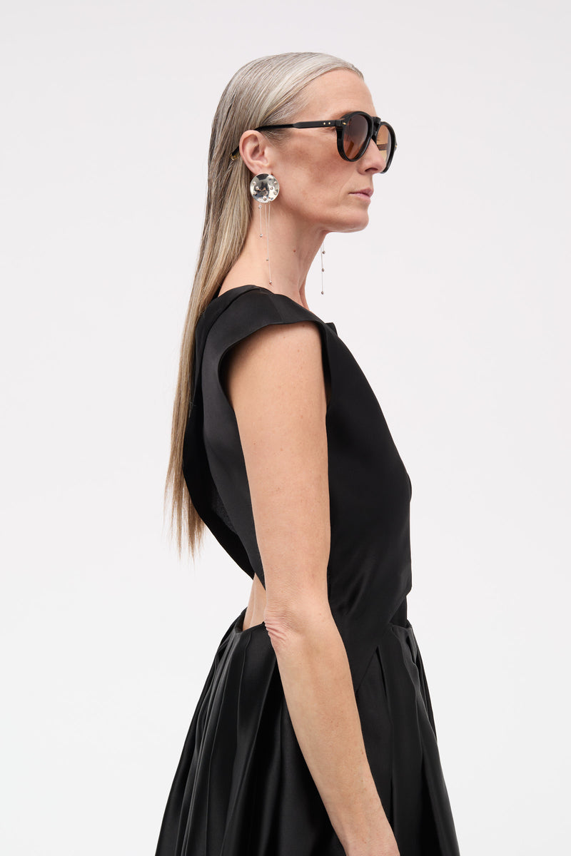MKDT Studio Dilia-atelier Silk Dresses BLACK