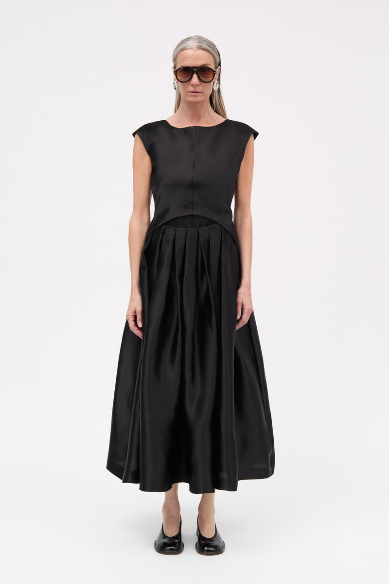 MKDT Studio Dilia-atelier Silk Dresses BLACK