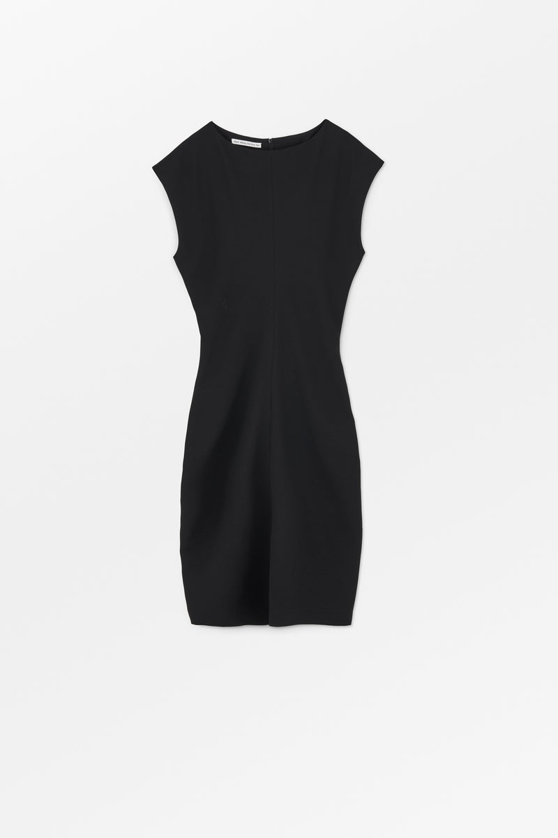 MKDT Studio Diya Crepe Georgette Dresses BLACK