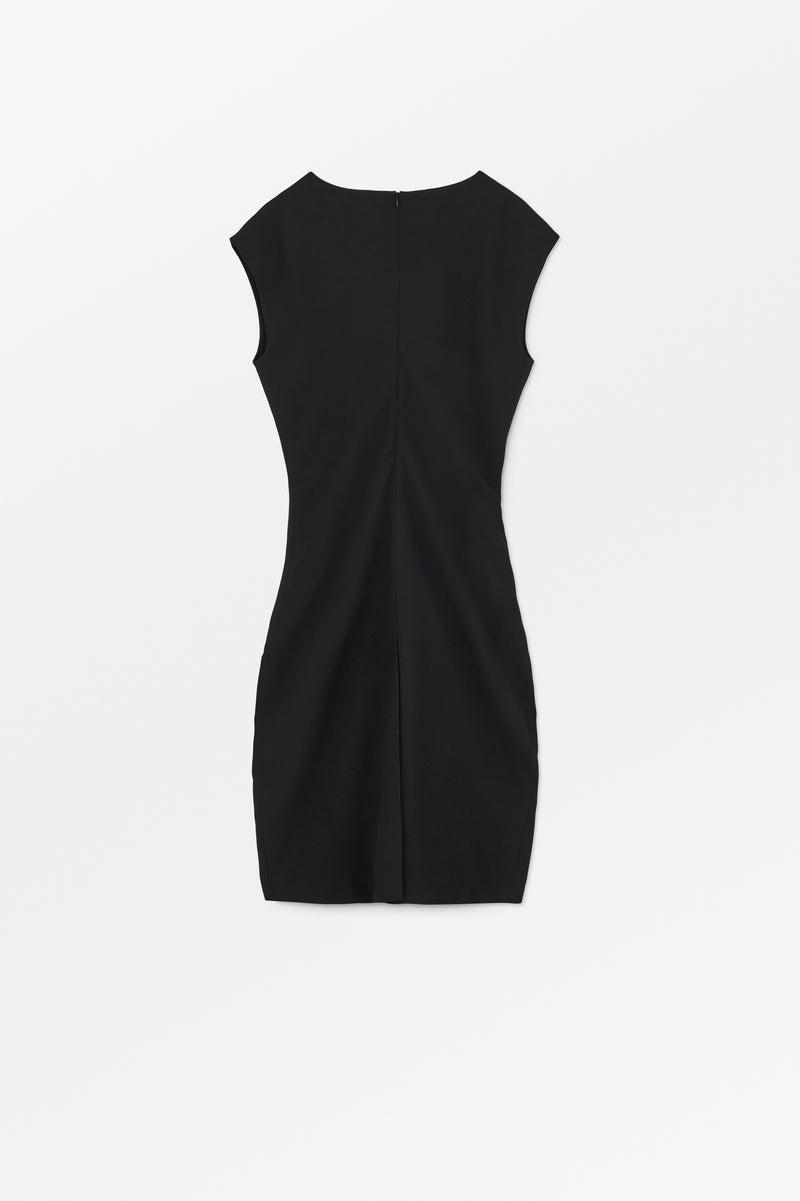 MKDT Studio Diya Crepe Georgette Dresses BLACK