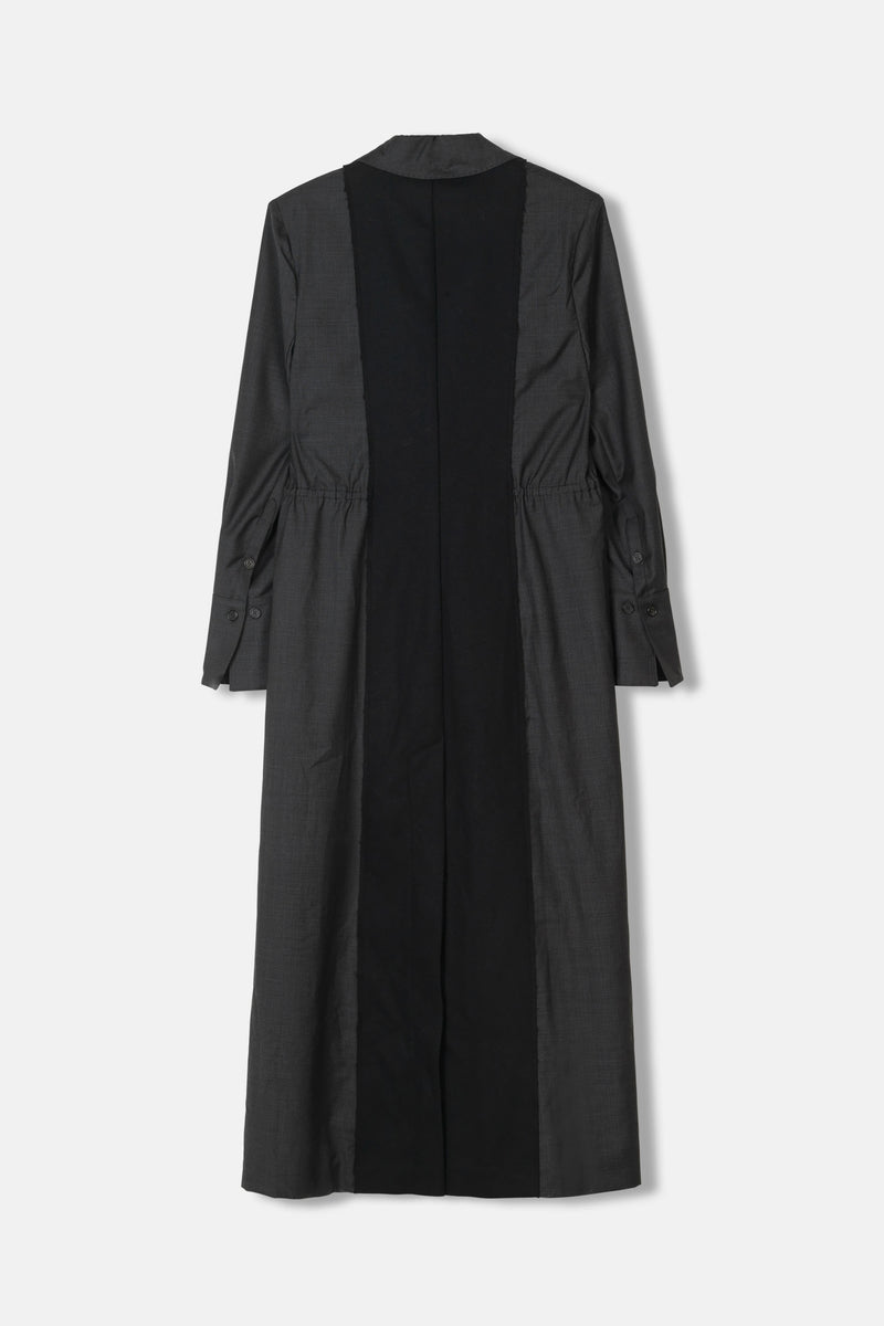 MKDT Studio Docia Light Wool Dresses CHARCOAL