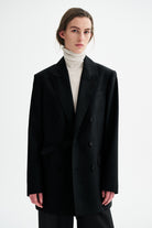 MKDT Studio JAYDEN ECO WOOL TWILL Jackets BLACK