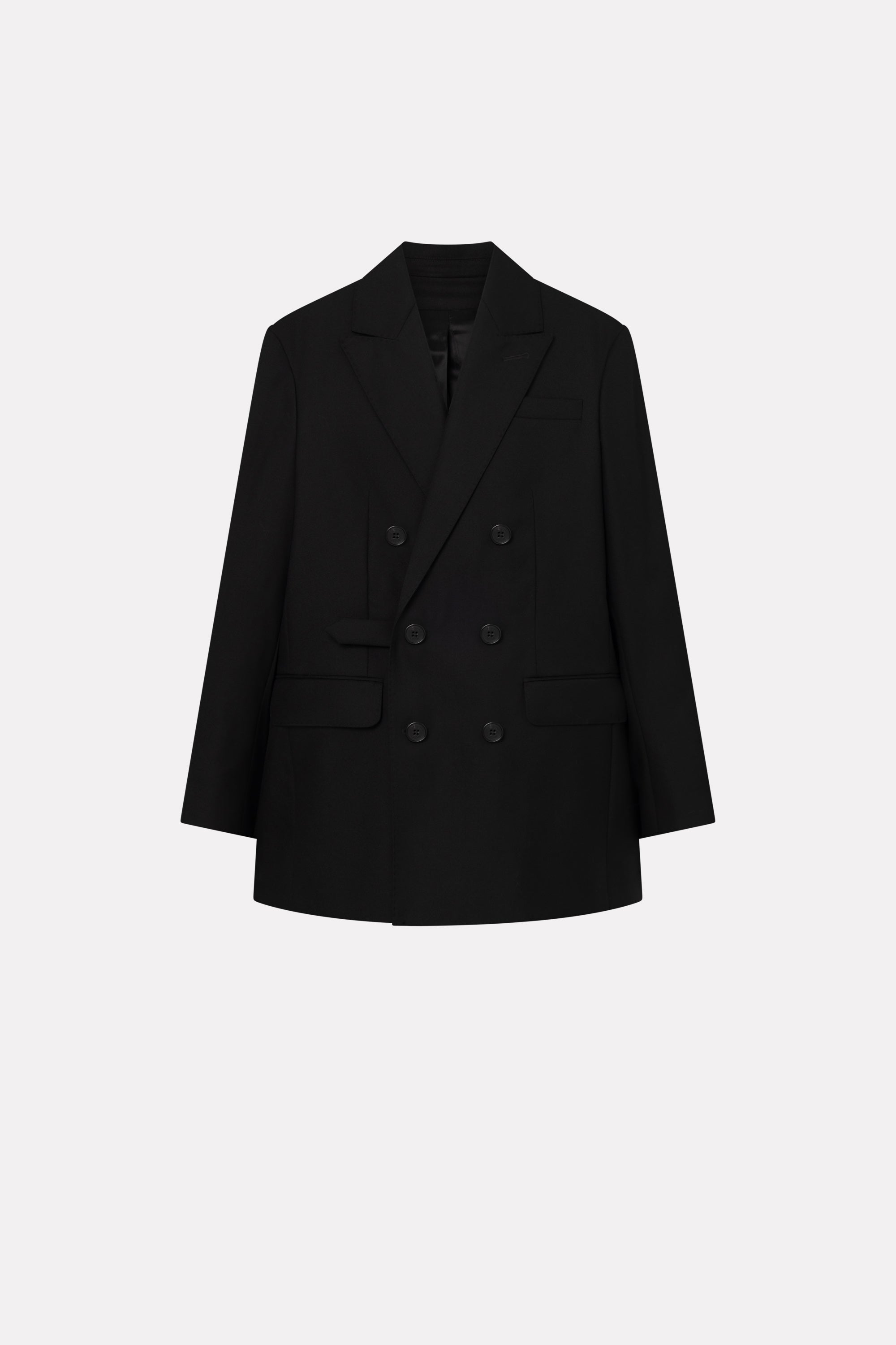 MKDT Studio JAYDEN ECO WOOL TWILL Jackets BLACK