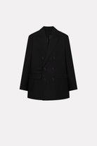 MKDT Studio JAYDEN ECO WOOL TWILL Jackets BLACK