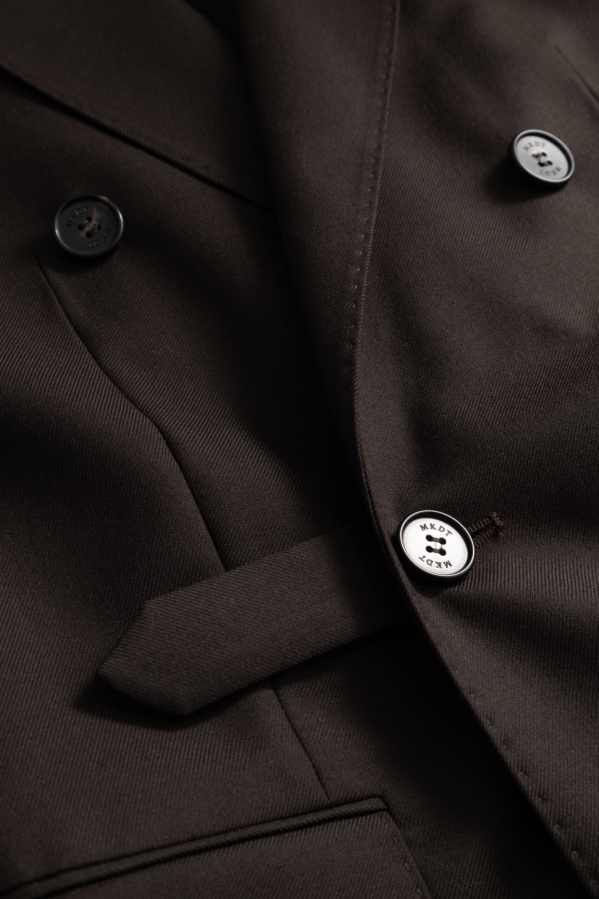MKDT Studio JAYDEN ECO WOOL TWILL Jackets BROWN