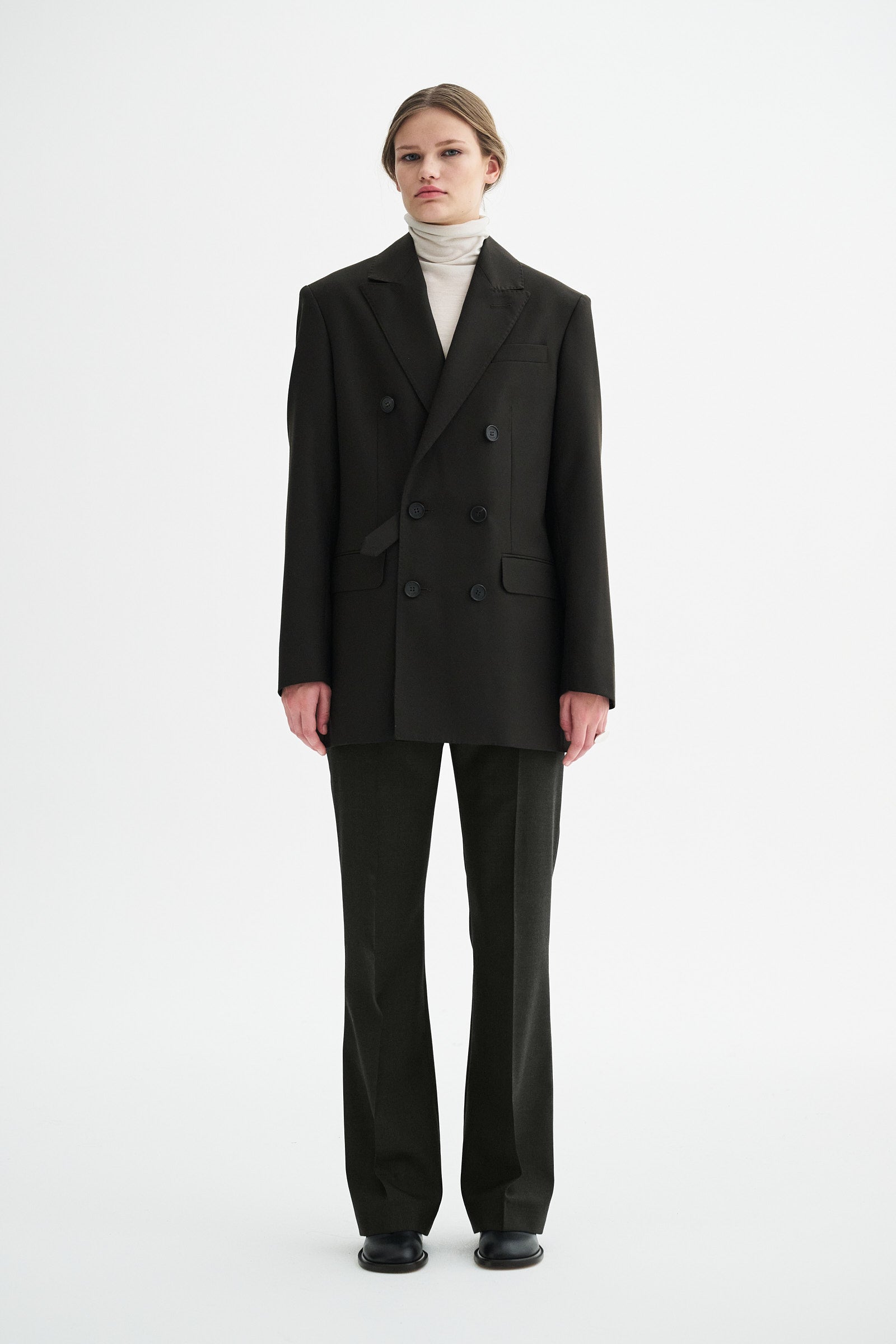 MKDT Studio JAYDEN ECO WOOL TWILL Jackets BROWN