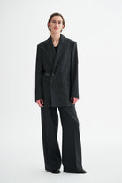 MKDT Studio JAYDEN ECO WOOL TWILL Jackets GREY
