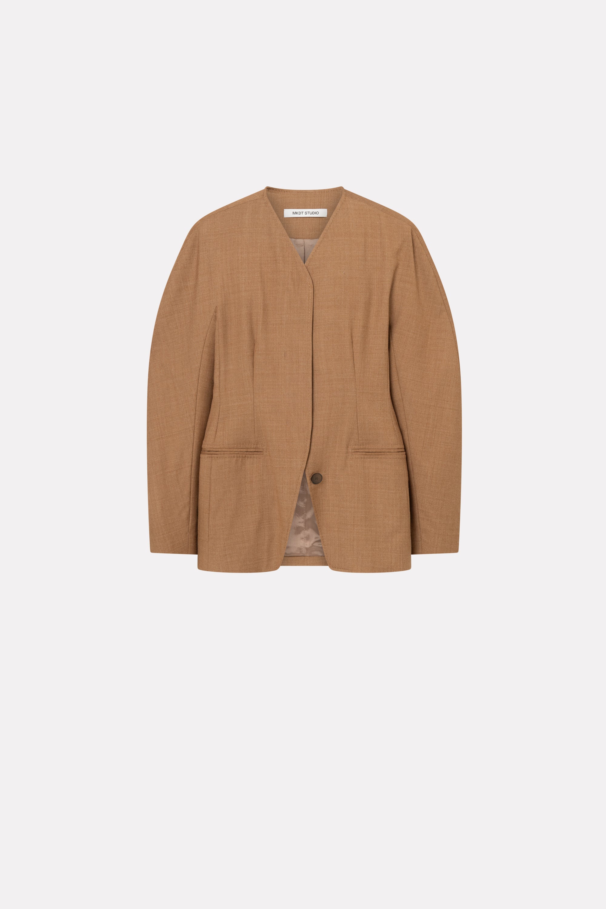 MKDT Studio JESSIE TRANSEASONAL WOOL Jackets PRALINE