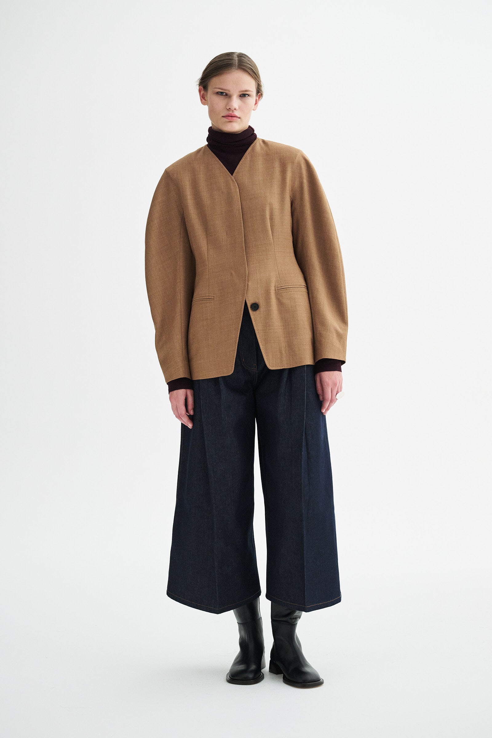 MKDT Studio JESSIE TRANSEASONAL WOOL Jackets PRALINE