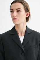 MKDT Studio JESTA ECO WOOL TWILL Jackets BLACK