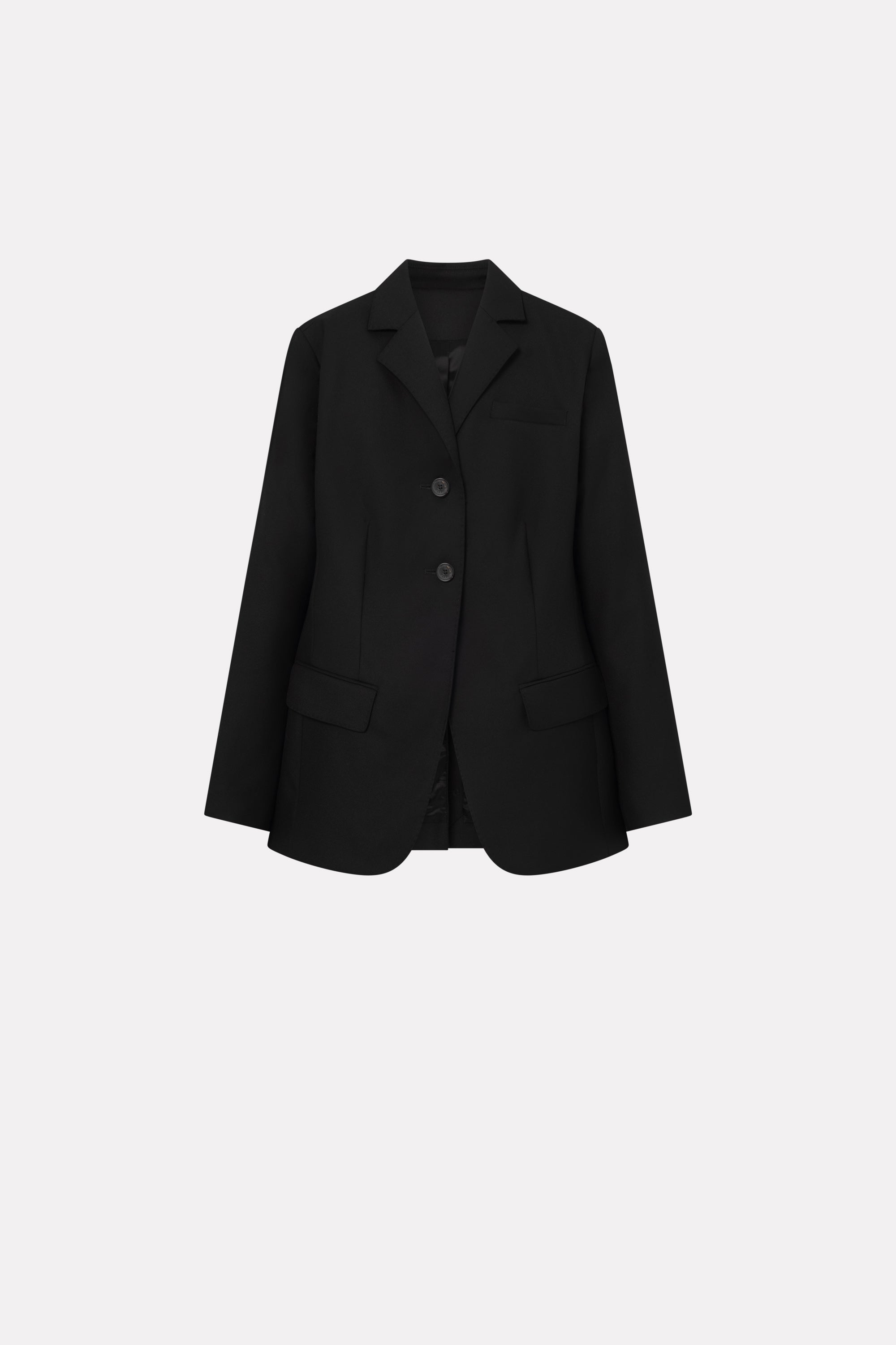 MKDT Studio JESTA ECO WOOL TWILL Jackets BLACK