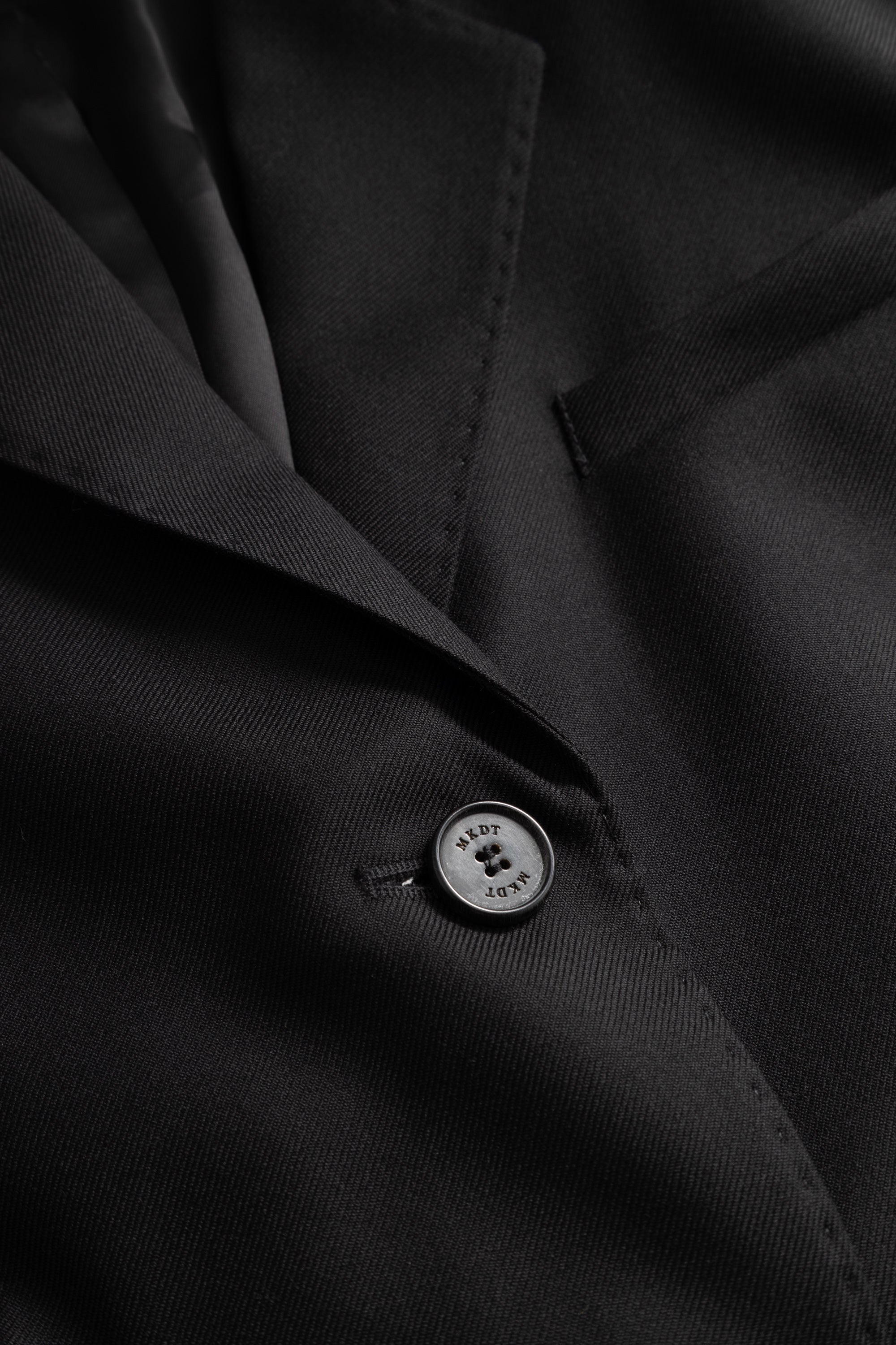 MKDT Studio JESTA ECO WOOL TWILL Jackets BLACK