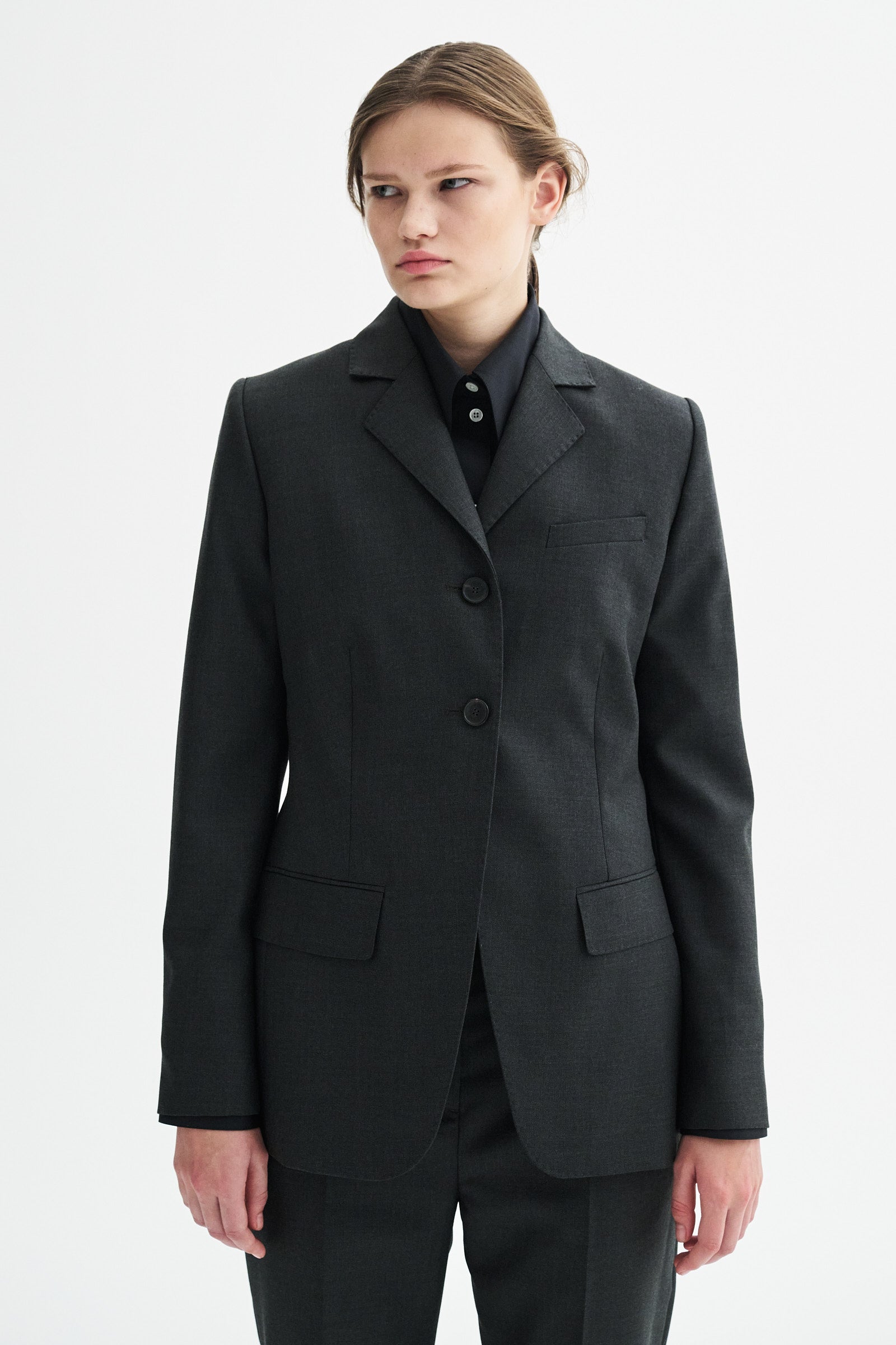 MKDT Studio JESTA ECO WOOL TWILL Jackets GREY