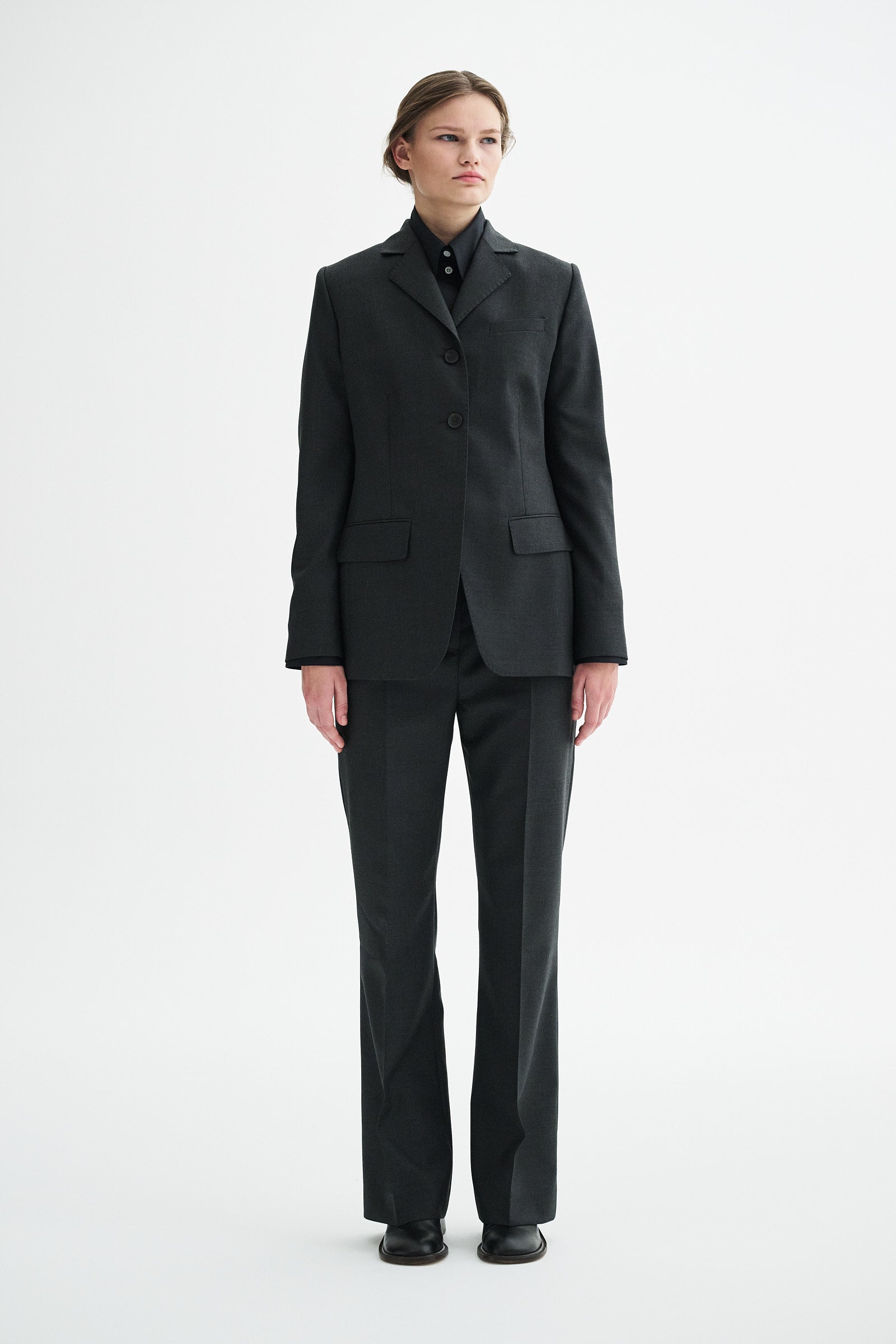 MKDT Studio JESTA ECO WOOL TWILL Jackets GREY
