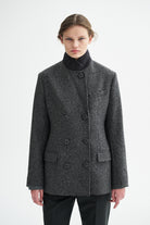 MKDT Studio JONI CHECK BLAZER Jackets GREY CHECK