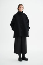 MKDT Studio JULIA WOOL COAT Jackets BLACK