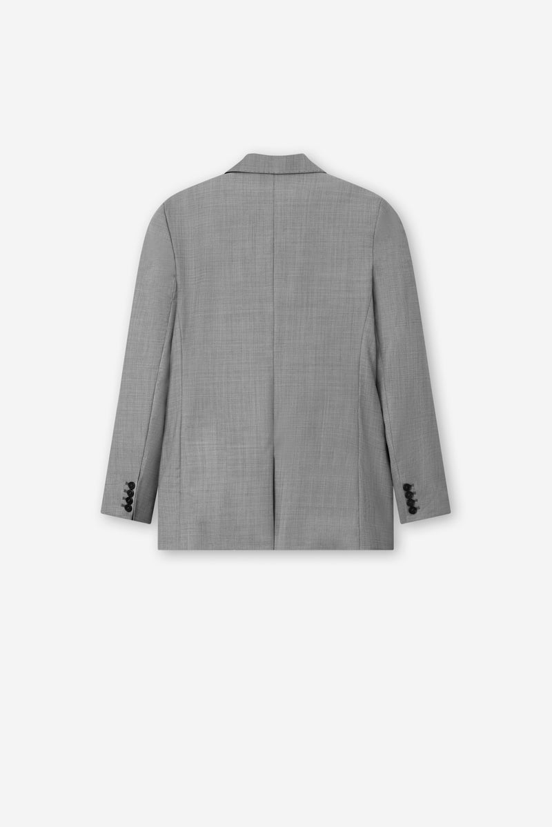Mark Kenly Domino Tan Jacob Light Wool Jackets GREY MELANGE