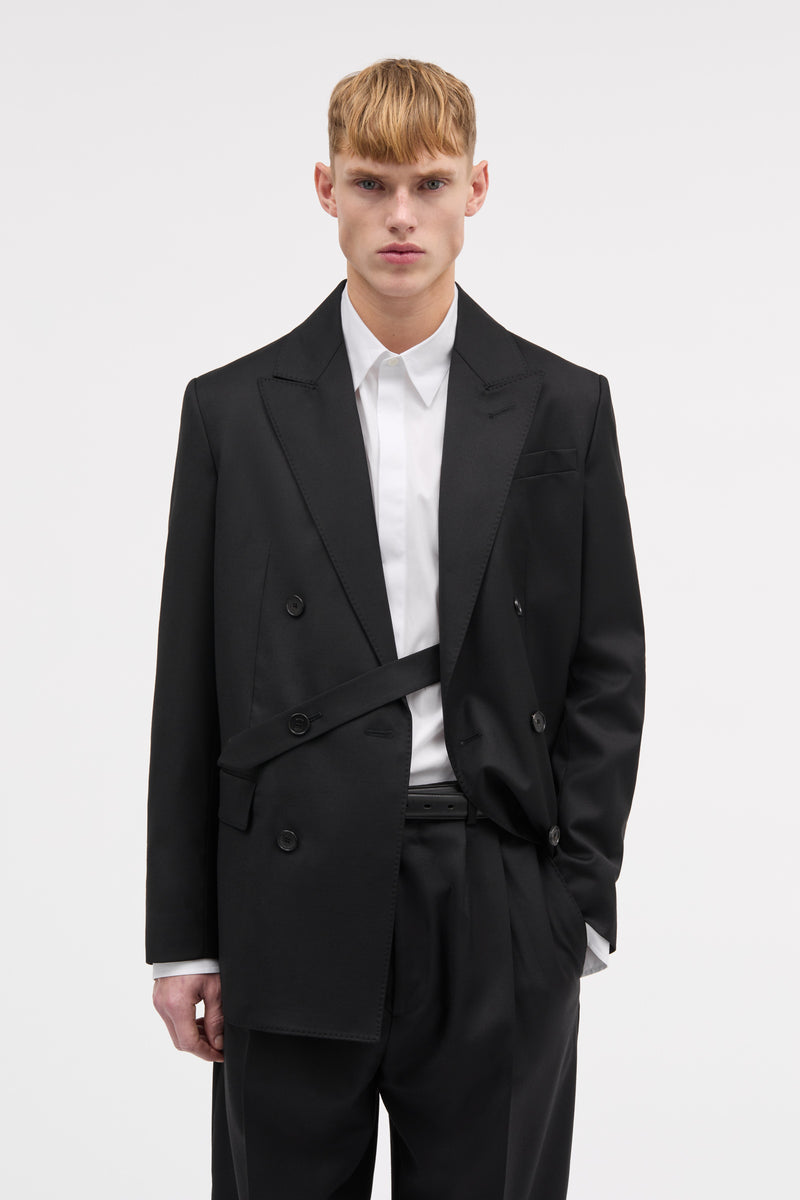 MKDT Studio Jacob Light Wool Jackets BLACK