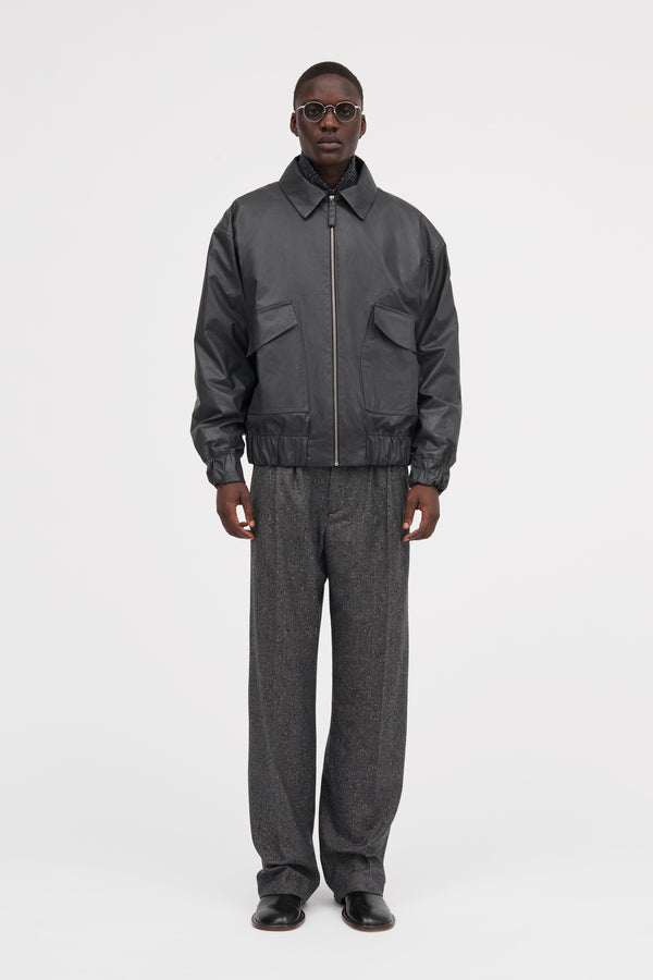 MKDT Studio Jake Coated Cotton Jackets COAL