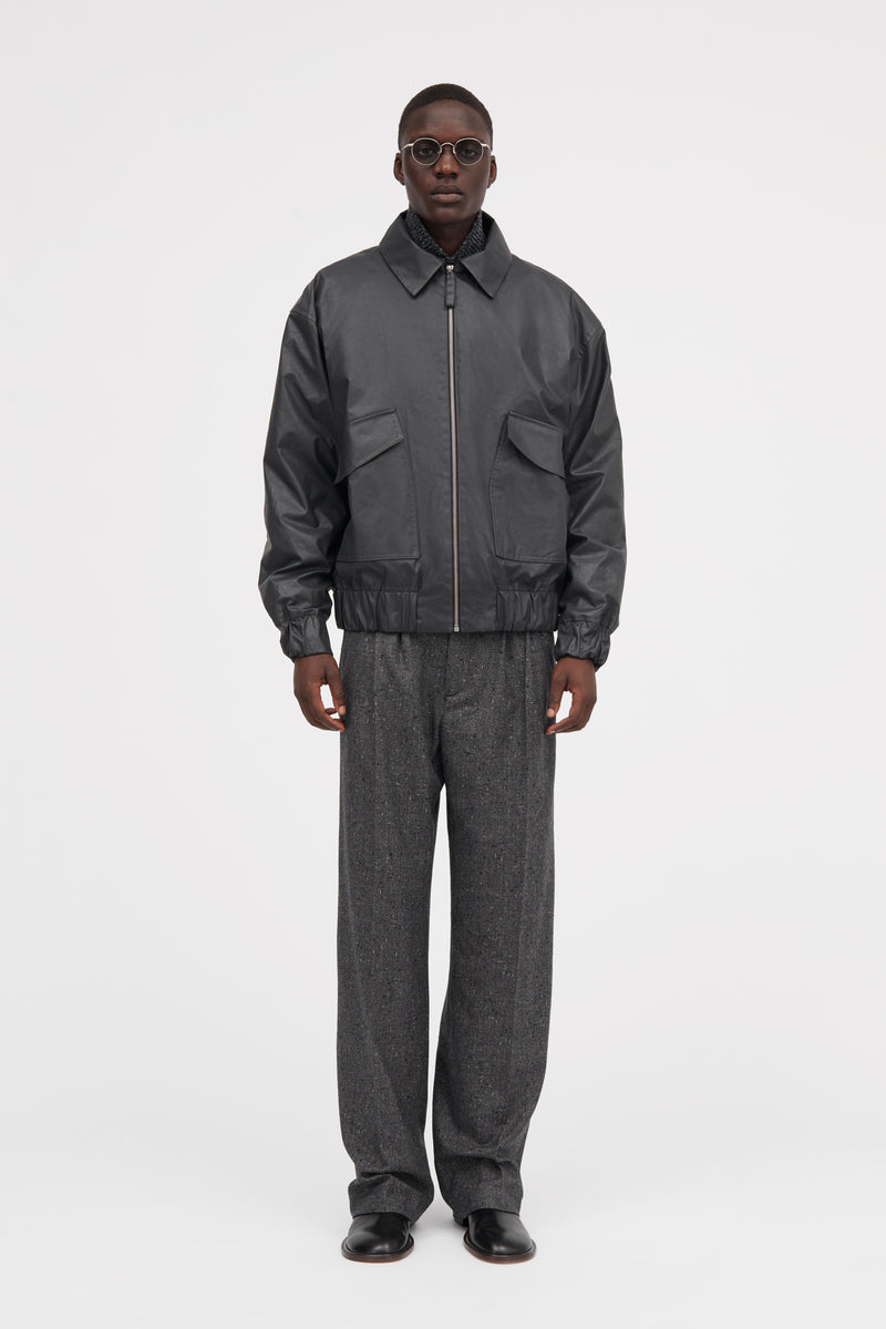 MKDT Studio Jake Coated Cotton Jackets COAL