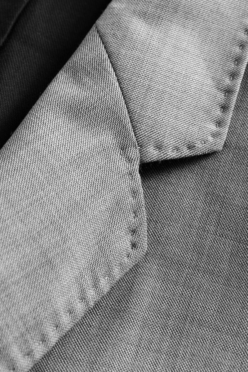 Mark Kenly Domino Tan James Light Wool Jackets GREY MELANGE
