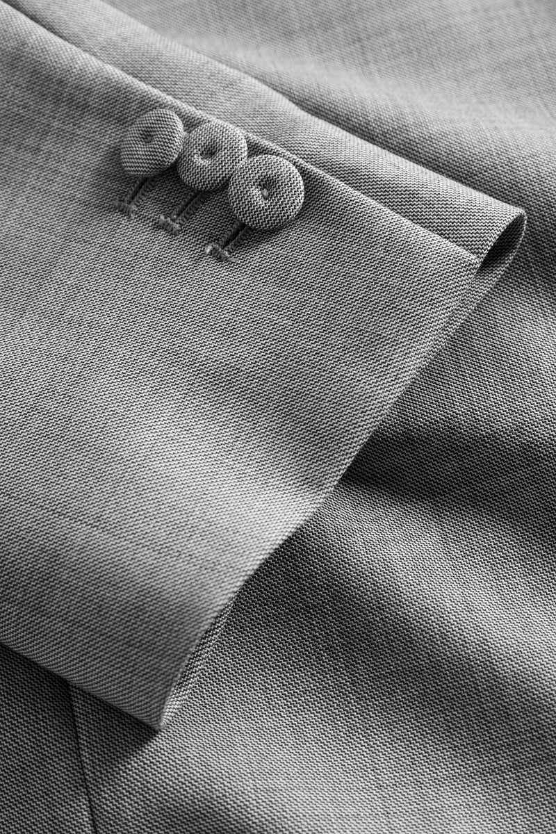 Mark Kenly Domino Tan James Light Wool Jackets GREY MELANGE