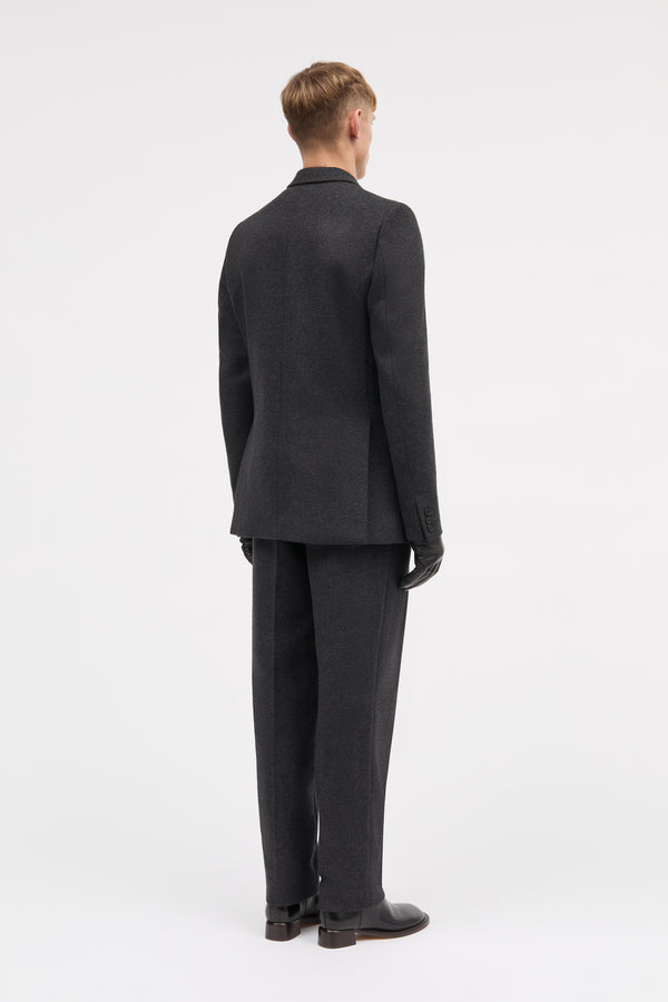 MKDT Studio James Two Layered Wool Jackets DARK GREY