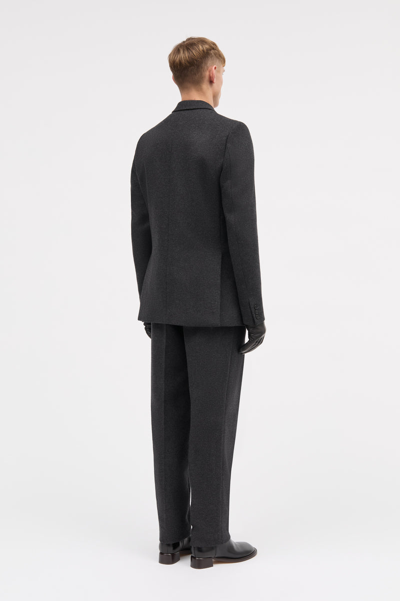 MKDT Studio James Two Layered Wool Jackets DARK GREY