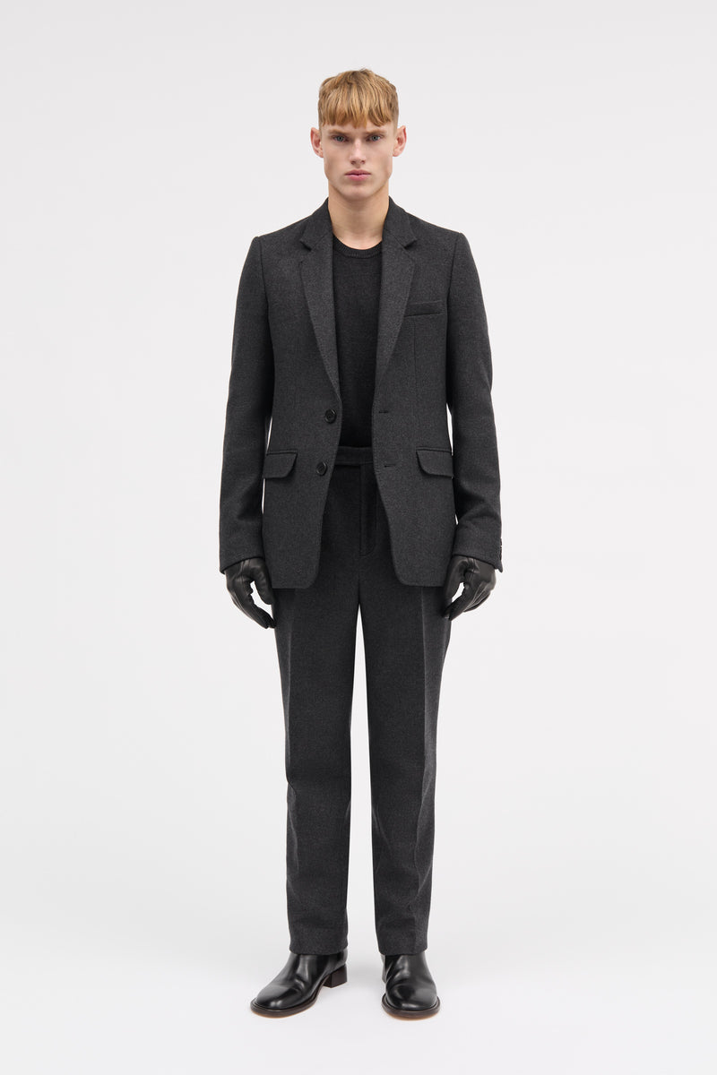 MKDT Studio James Two Layered Wool Jackets DARK GREY