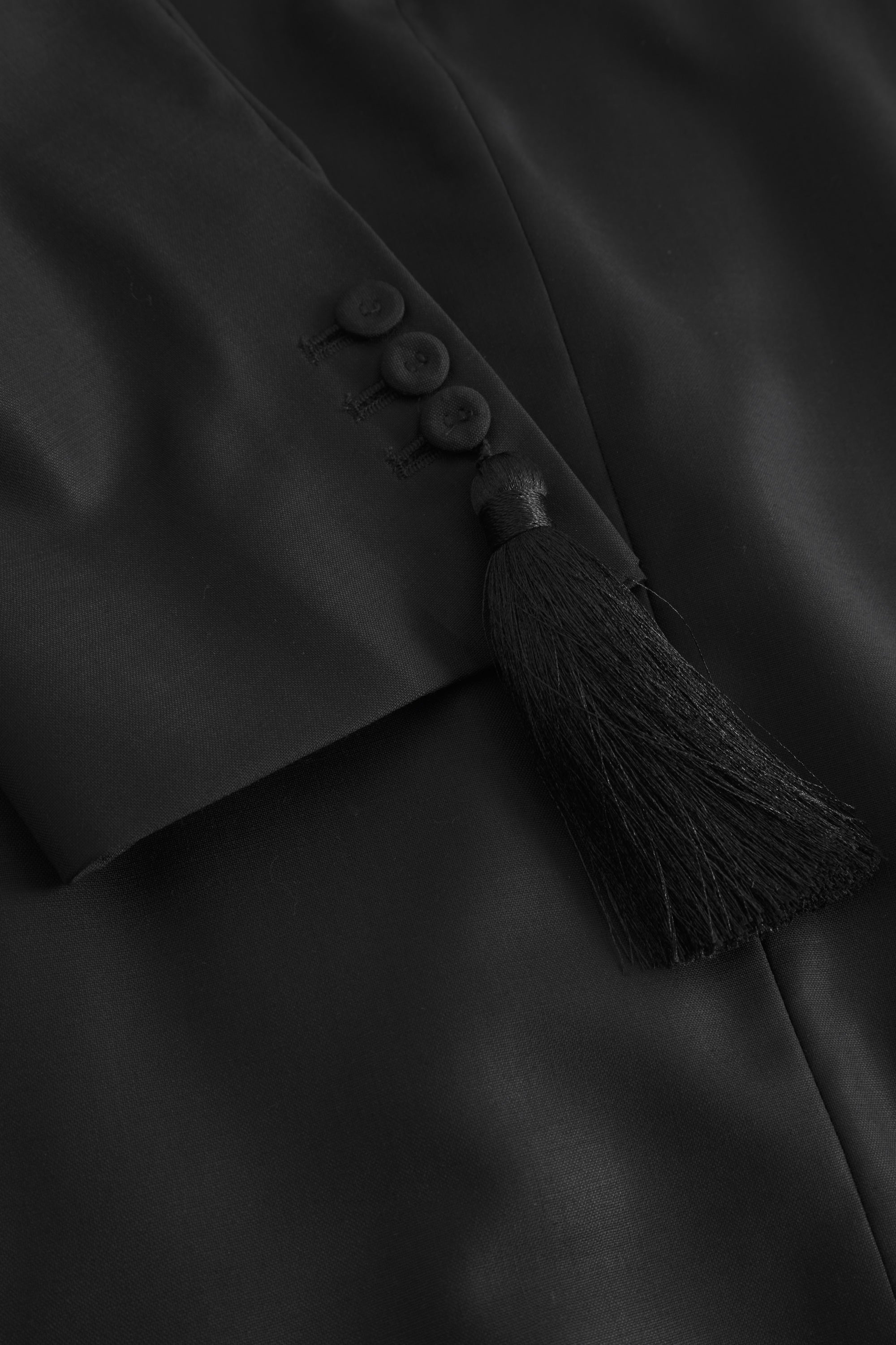 Mark Kenly Domino Tan Jamo-atelier Blank Wool Jackets BLACK
