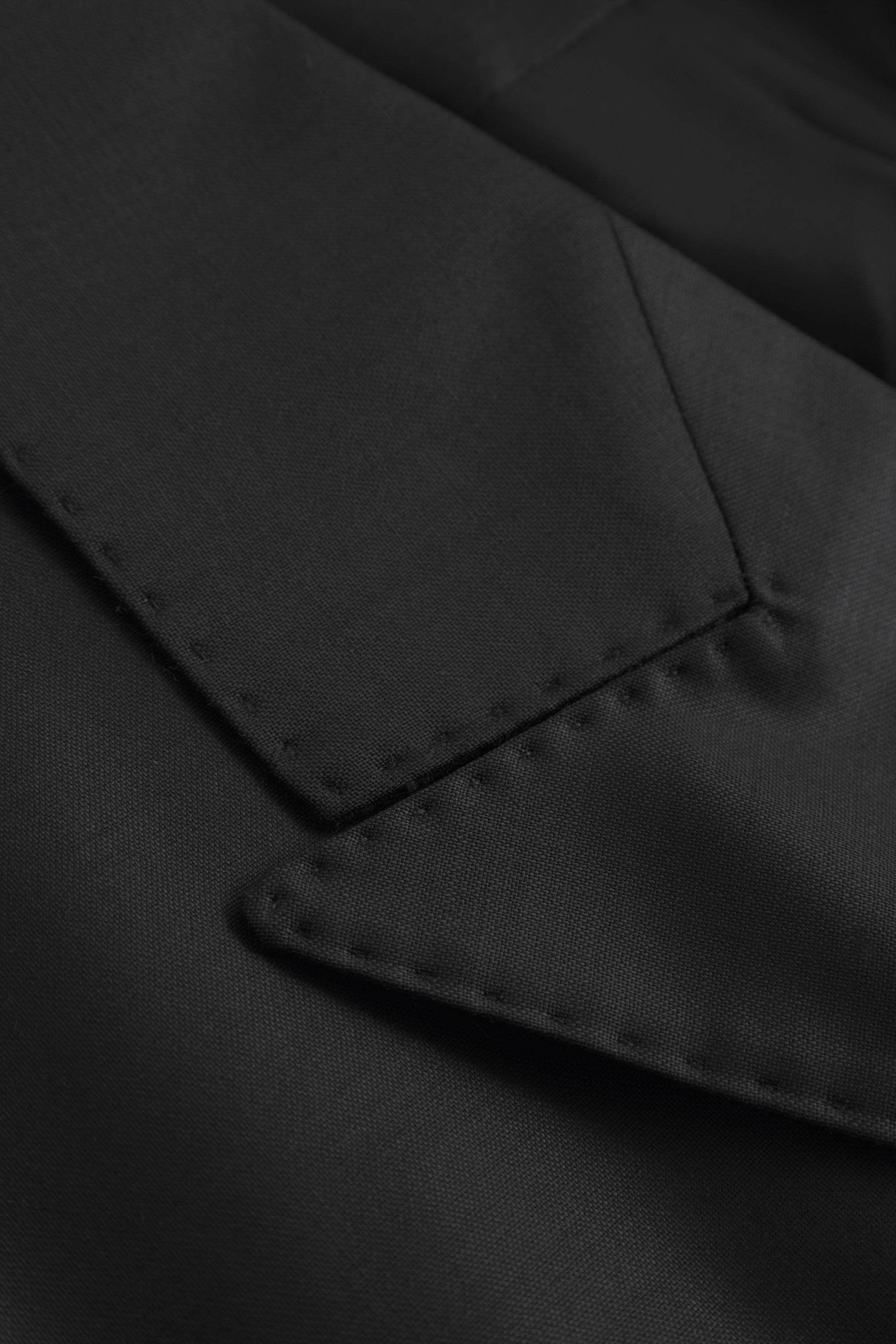 Mark Kenly Domino Tan Jamo-atelier Blank Wool Jackets BLACK