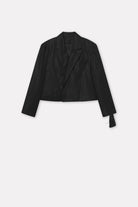 Mark Kenly Domino Tan Jamo-atelier Blank Wool Jackets BLACK