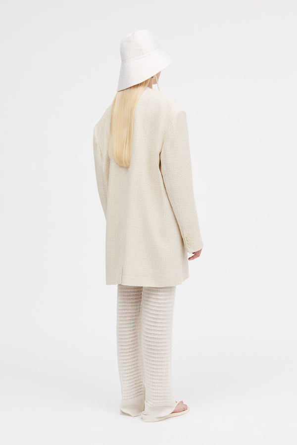 Mark Kenly Domino Tan Jamuhna Check Tweed Jackets NATURAL