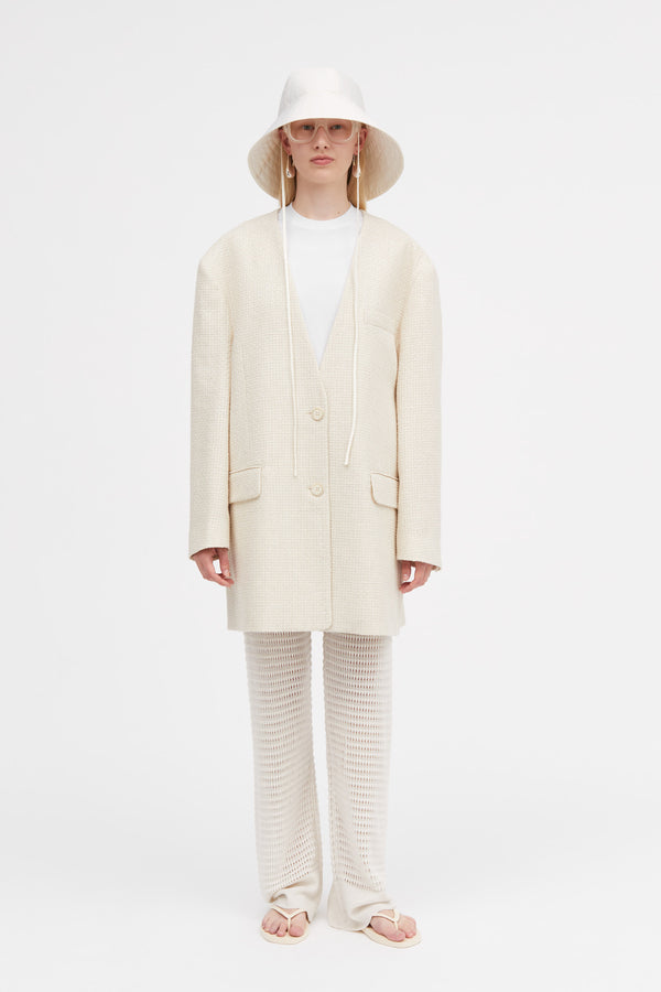 Mark Kenly Domino Tan Jamuhna Check Tweed Jackets NATURAL
