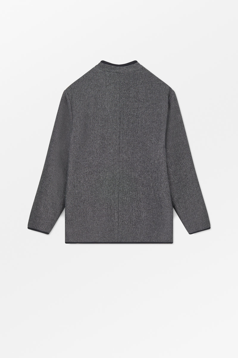 MKDT Studio Jeff Structure Wool Jackets SMOKE