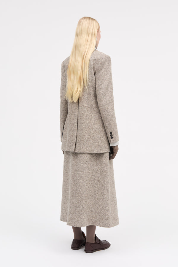 MKDT Studio Jemima Knitted Wool Jackets MINK MELANGE