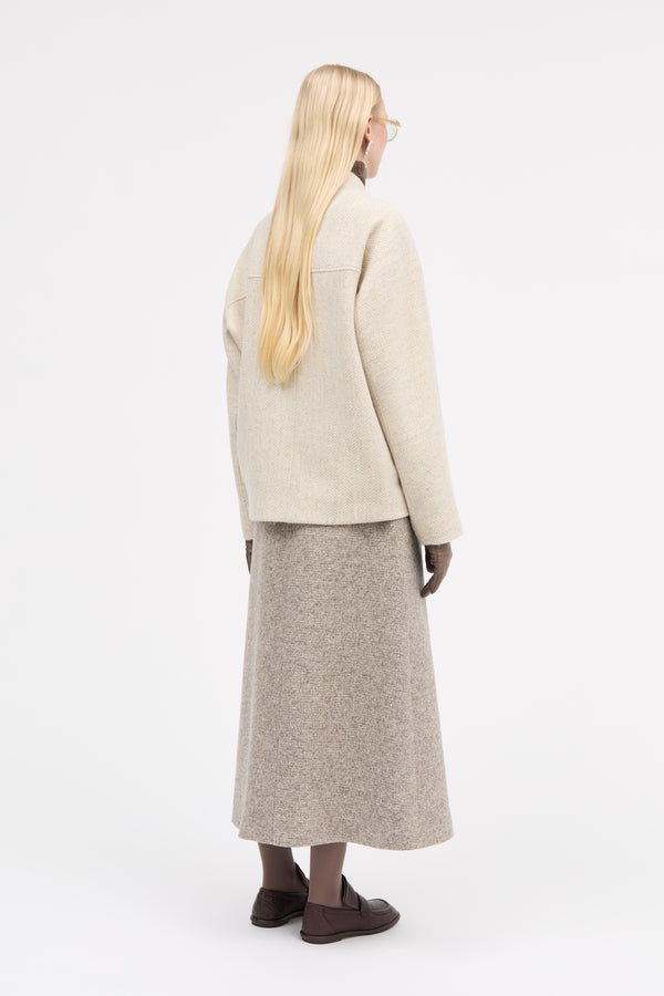 MKDT Studio Jenne Wool Herringbone Jackets OAT