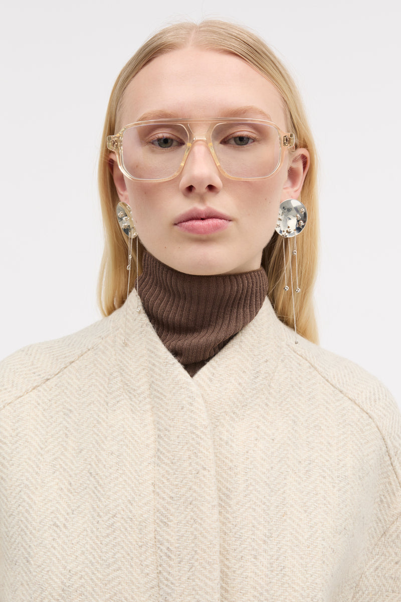 MKDT Studio Jenne Wool Herringbone Jackets OAT
