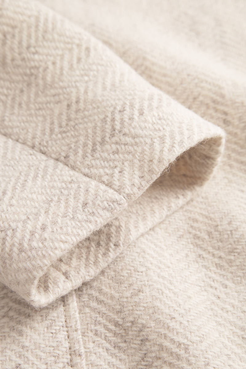 MKDT Studio Jenne Wool Herringbone Jackets OAT