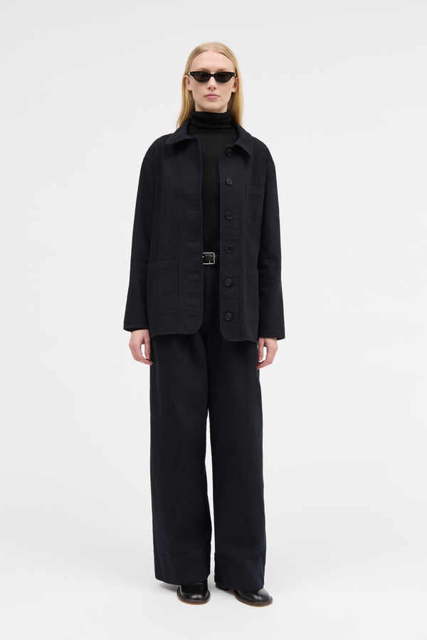 MKDT Studio Jonie Cotton Twill Jackets BLACK