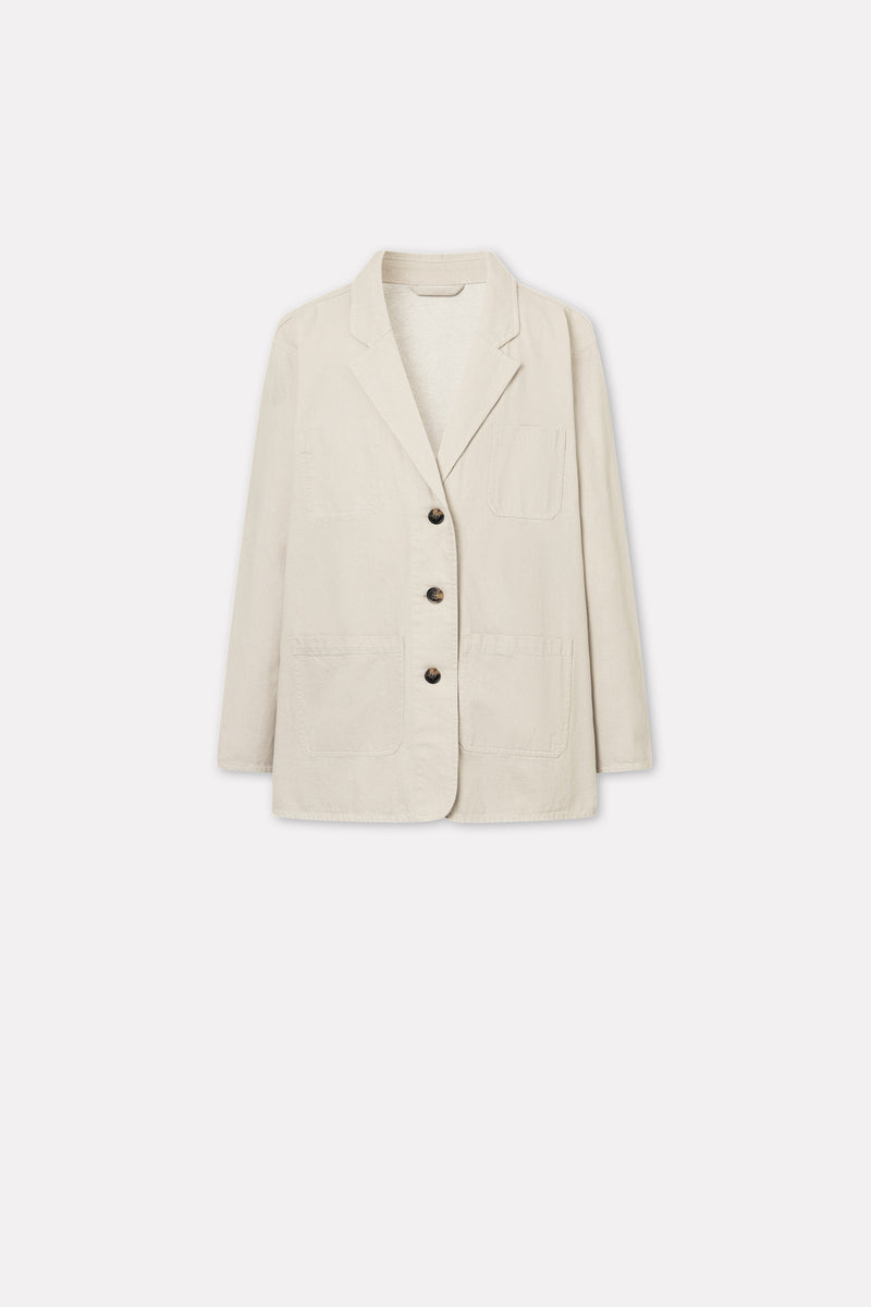 MKDT Studio Jordana Cotton Twill Jackets STONE GREY