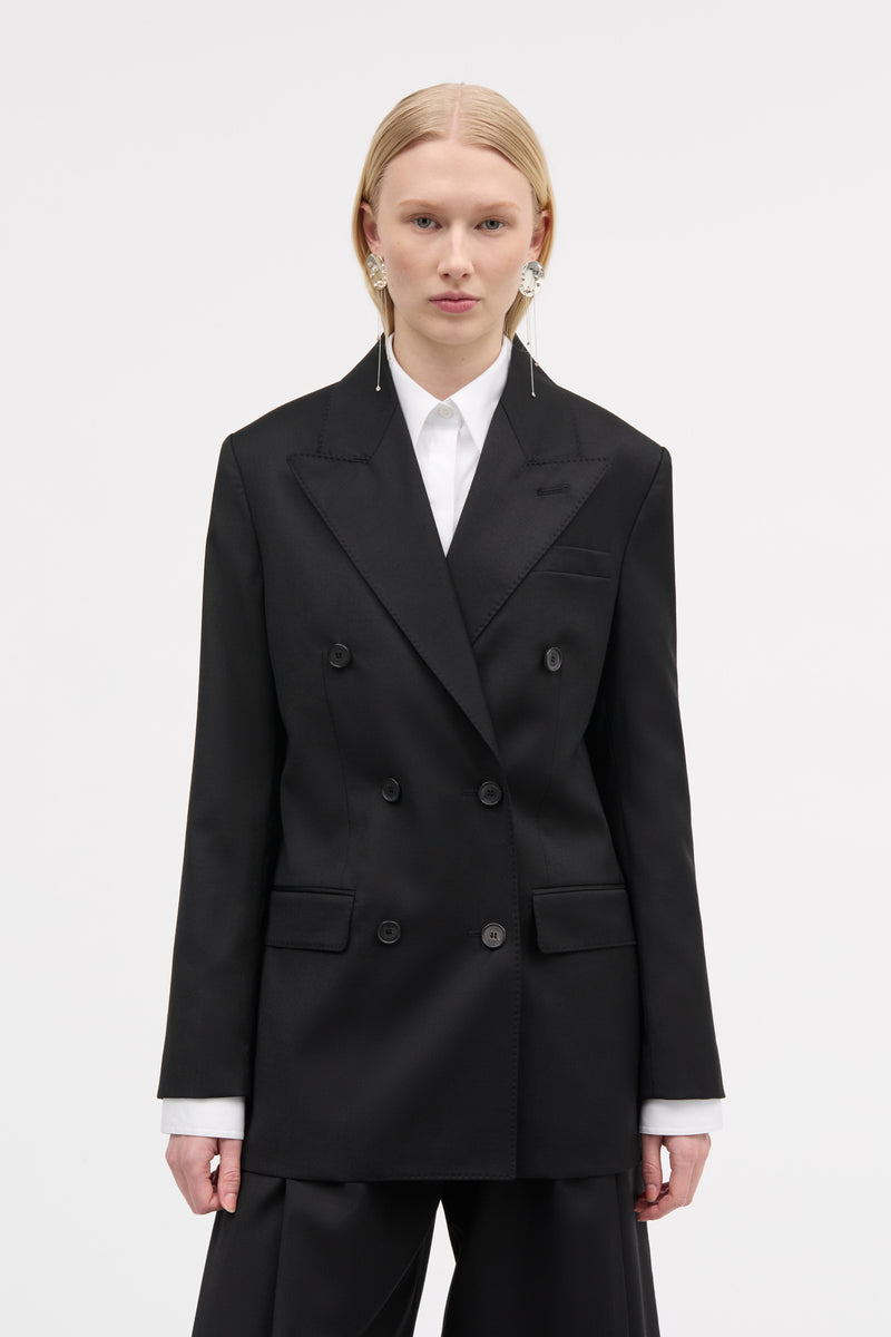 MKDT Studio Juana Light Wool Jackets BLACK