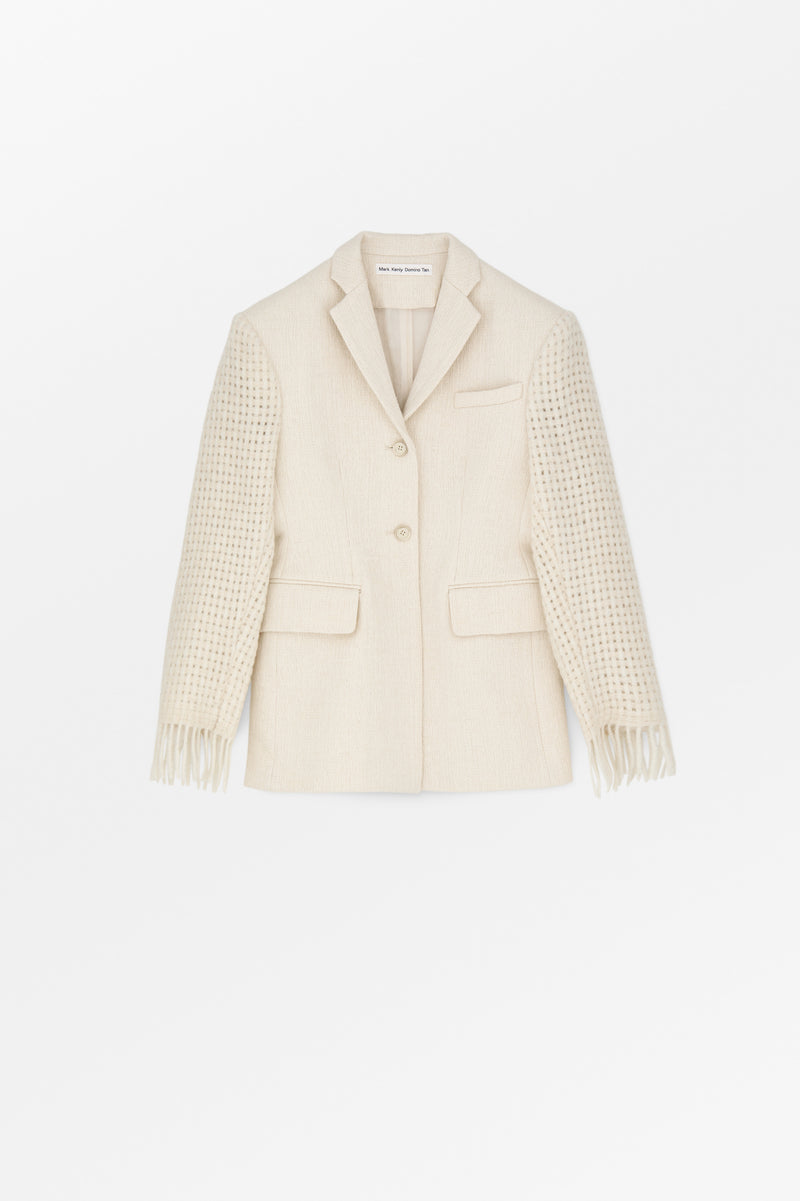 MKDT Studio Juka-atelier Wool Check Jackets SNOW