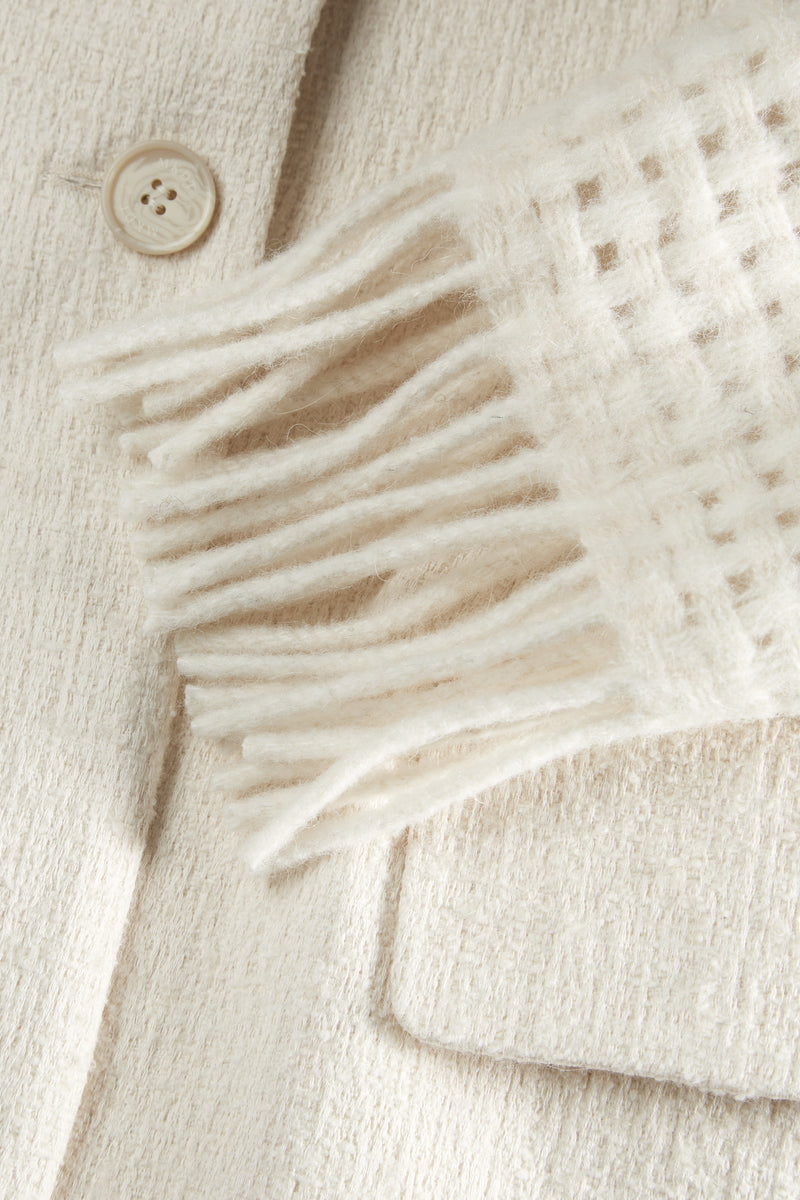 MKDT Studio Juka-atelier Wool Check Jackets SNOW