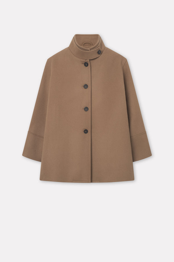 Mark Kenly Domino Tan Julia Heavy Wool Jackets TAWNY