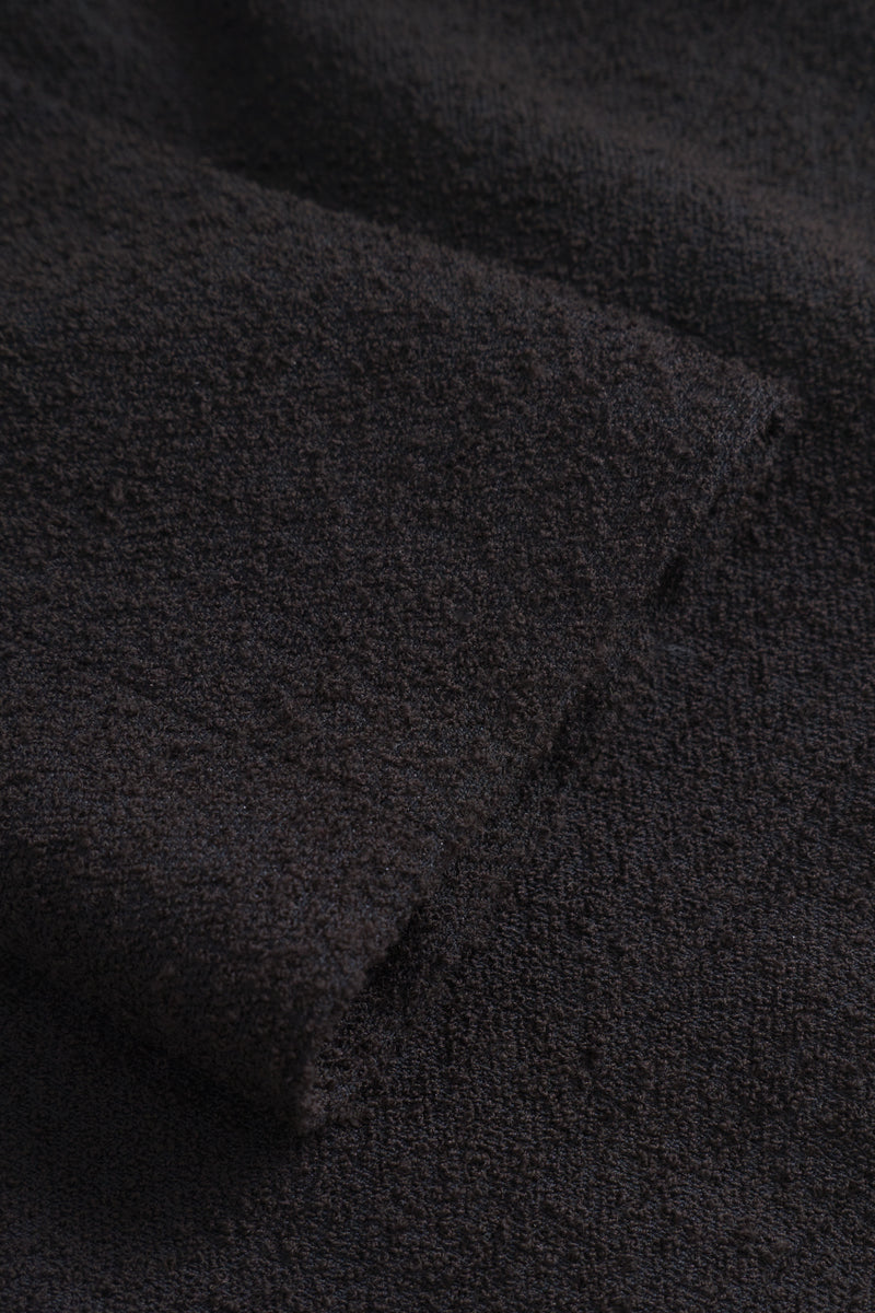 Mark Kenly Domino Tan Julienne-atelier Wool Boucle Jackets DARK BROWN